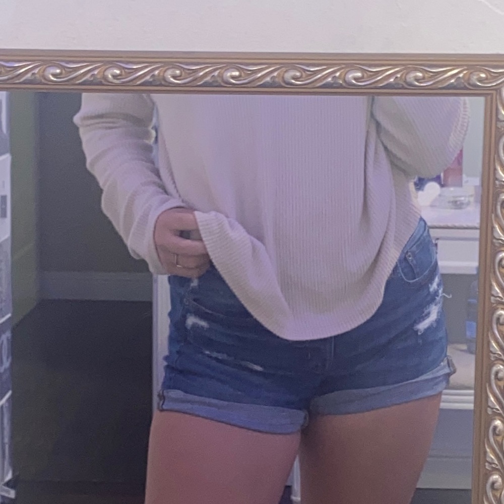 american eagle jean shorts